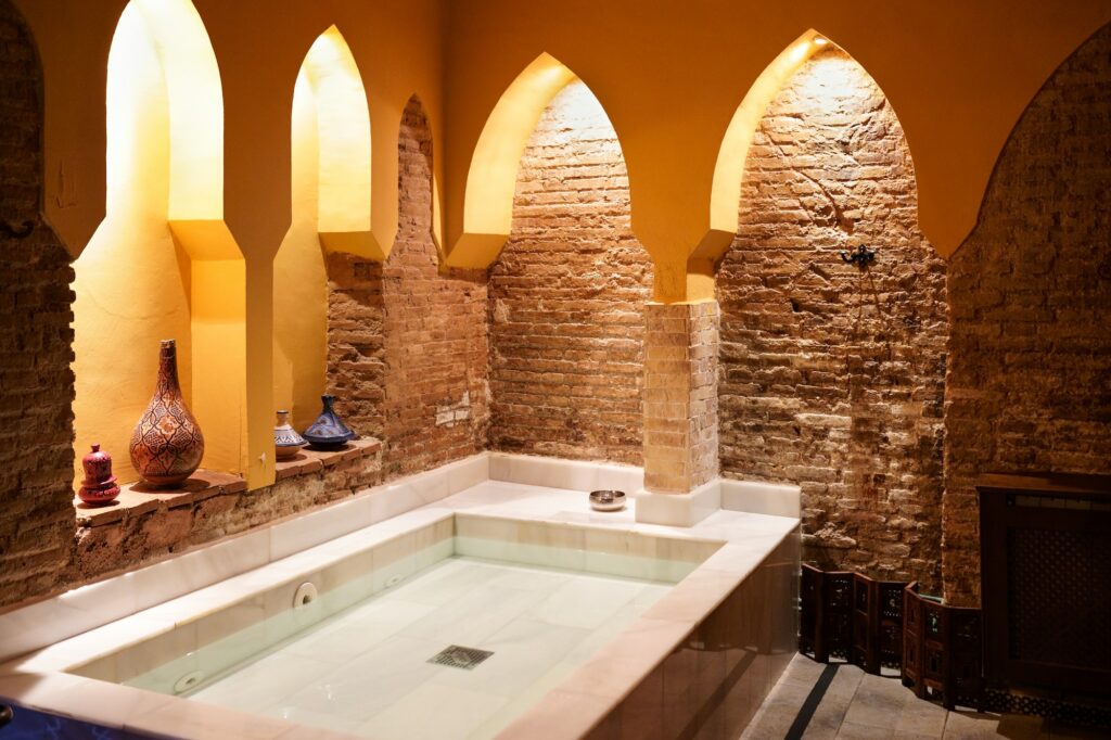Arabic baths Hammam in Granada, Andalusia, Spain